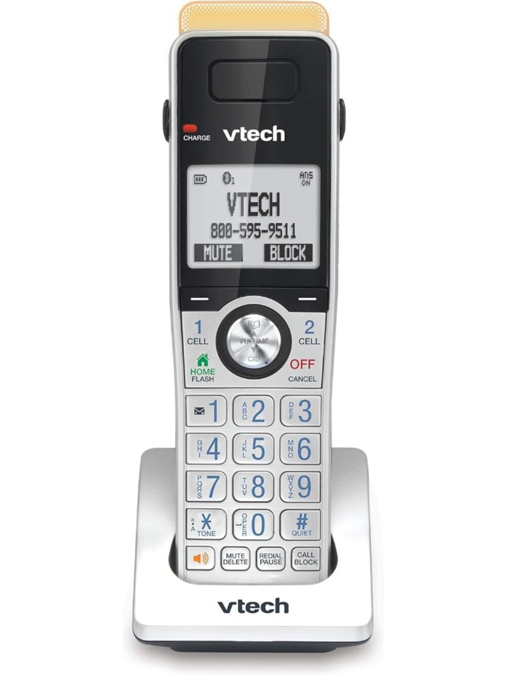 VTech IS8101 Accessory Handset – Long Range DECT 6.0, Call Block Connect to Cell